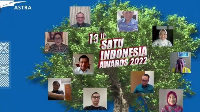 Kick-off 13th SATU Indonesia Awards 2022 yang menghadirkan juri dari berbagai disiplin ilmu dan latar belakang  [screen shot Astra Group SATU Indonesia]