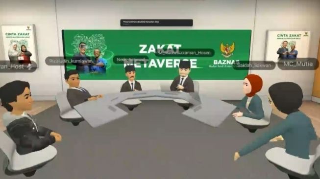 BAZNAS Luncurkan Konter Zakat Metaverse Jelang Ramadan 2022