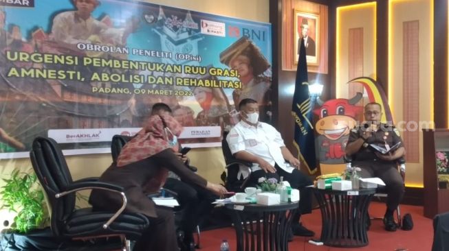 Kemenkumham Sumbar Kaji Urgensi RUU GAAR, Masyarakat Harus Tahu