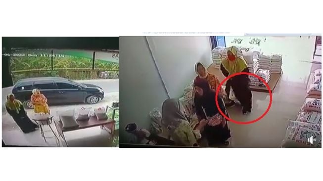 Viral Aksi Emak-emak Bikin Resah Penjaga Toko Sembako setelah Turun dari Mobil, Curi Beras dengan Cara Tak Terduga