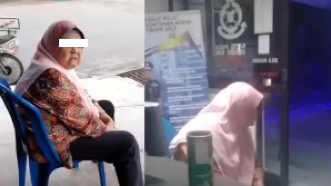 Tega! Tunggu Jemputan Anak Tak Kunjung Datang sampai Larut Malam, Seorang Ibu Ternyata Sengaja Dibuang di Depan Toko