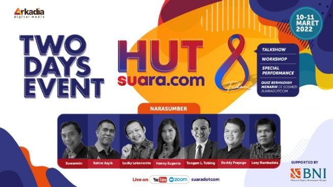 LIVE STREAMING Workshop 8 Tahun Suara: Trik Membuat Video yang Menarik Plus Nyari Cuan