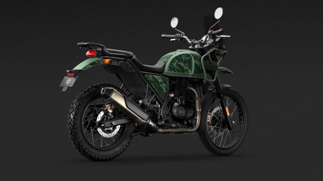 Royal Enfield Himalayan Pine Green. Sebagai ilustrasi produk [Royal Enfield]. 