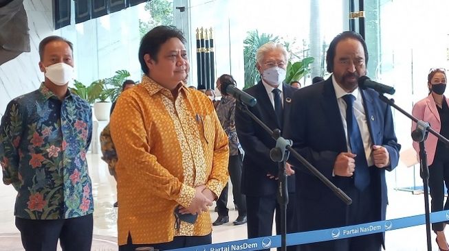 Surya Paloh Bakal Tandang ke Partai Golkar Temui Airlangga di Rabu Pon Ini