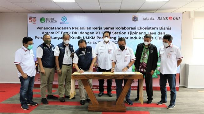 Bank DKI Gandeng Food Station, Bangun Ekosistem Bisnis di Jakarta