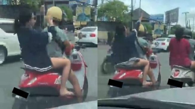 Viral Sejoli Beginian di Motor, Publik Malu: Cinta Itu Menyengsesarakan Rakyat