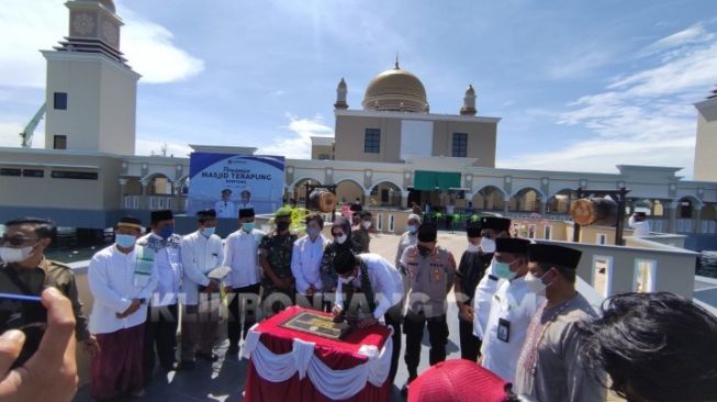 Masjid Terapung Diresmikan, Dinamai Darul Irsyad, Disebut Bisa Tampung 300 Jamaah