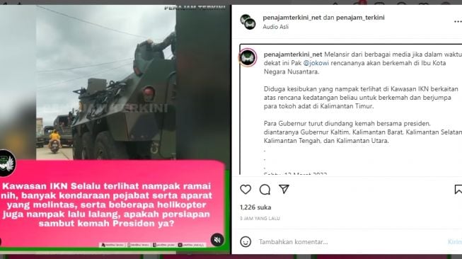 VIRAL! Helikopter Sampai Kendaraan Darat Pejabat Banyak Lalu Lalang ke IKN Nusantara, Warganet: Segitunya Pang