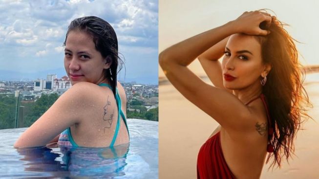 Gaya 11 Artis Pamer Tato di Punggung, Punya Adhisty Zara Misterius Banget