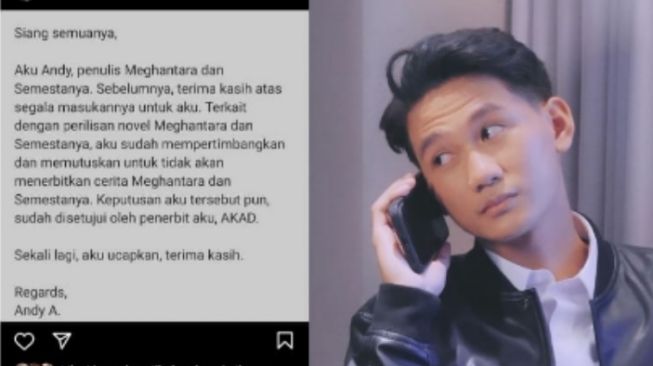 Bukan Hanya Plagiat, Ini Alasan Aryaafandiy Batal Terbitkan Novelnya