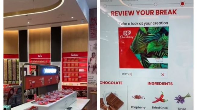 Keren! Custom KitKat Sendiri, Wanita Ini Pilih Rasai Cabai dan Toping yang Tak Terduga