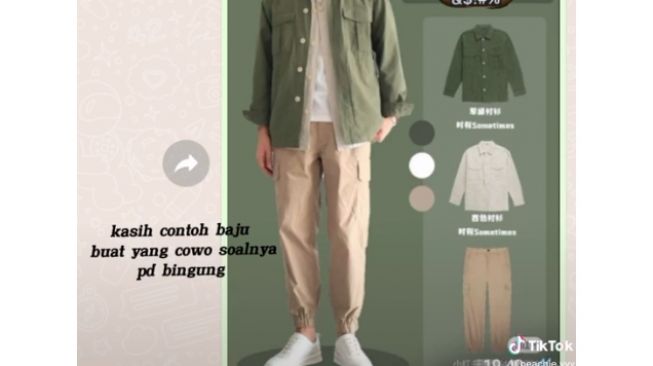 Kirim Contoh Outfit Tema Earth Tone ke Cowok Kelas, Endingnya Bikin Tepuk Jidat