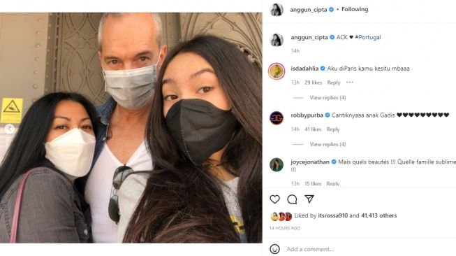 Anggun C Sasmi ungkap wajah anaknya, Kirana (instagram.com)