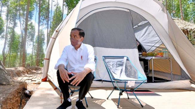 Berkemah Di IKN Jokowi Bakal Tidur Di Tenda Sederhana, Kemanan Tetap Terjaga