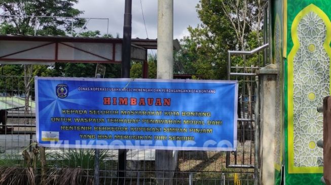 Parah, Rentenir Berkedok Koperasi Ada di Bontang, Pemkot Ingatkan Masyarakatnya dengan Pasang Spanduk