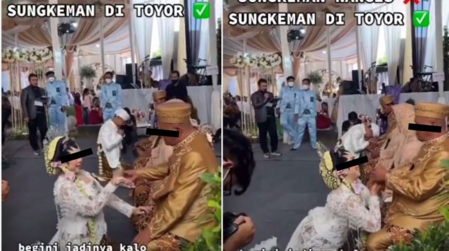 Bapak dan Anak Gadis 'Bestie', Pas Sungkeman Nikah Bukannya Nangis Malah Kena Toyor, Warganet Ikut Kesengsem