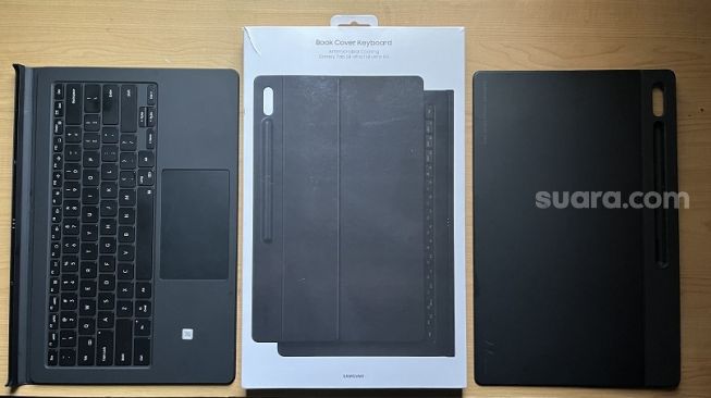 Samsung Galaxy Tab S8 Ultra. [Suara.com/Dicky Prastya]