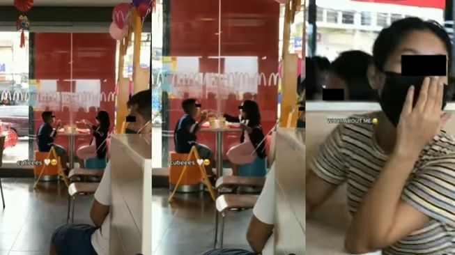 Viral Bocah Makan Berdua Sampai Saling Suap-suapan, Warganet Nelangsa: Cinta Tak Selamanya Indah Dek...