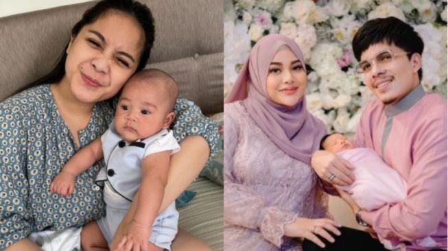 5 Momen Baby Ameena Diapelin Baby Rayyanza, Circle Bayi Sultan!