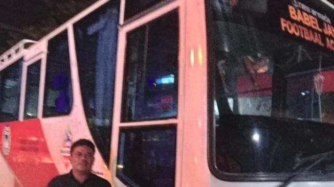 Bus Pemain SSB Babel Jaya Dipalak Belasan Preman, Saat Masuk Pintu Tol Keramasan Palembang