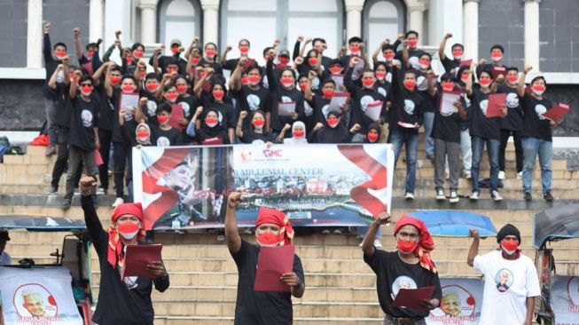 Mahasiswa dan Milenial di Sulsel Deklarasi Dukung Ganjar 2024