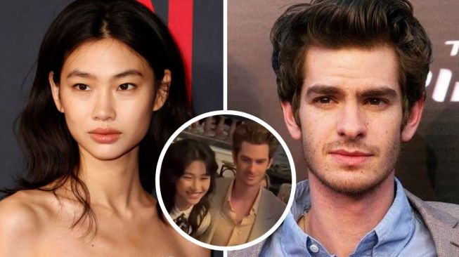 Jung Ho Yeon dan Andrew Garfield (Koreaboo)