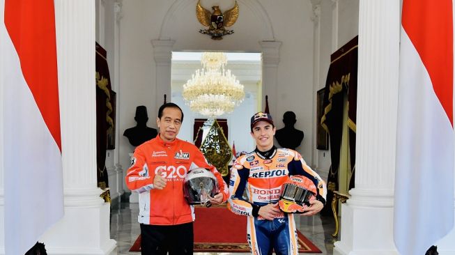 Usai Dijamu Jokowi di Istana Merdeka, Begini Kesan Marc Marquez