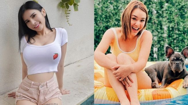 Adu Gaya Maria Vania vs Amanda Manopo (instagram/@maria_vaniaa/@amandamanopo)