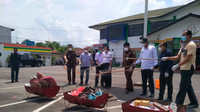 Barang Bukti Narkoba dari 125 Perkara Dimusnahkan Kejari Binjai