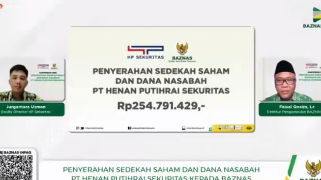 Baznas Bersama PT Henan Putihrai Berikan Kemudahan Penyaluran Zakat Melalui Saham