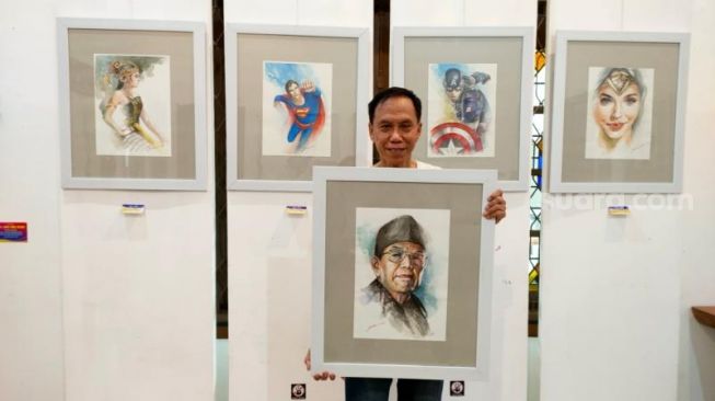 Andreanus Gunawan, Pelukis Poster Bioskop Era 70-an Gelar Pameran Tunggal