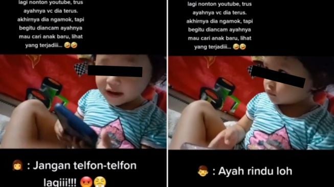 Bocil Ngamuk Dapat VC saat Nonton Youtube, Ayah Langsung Ancam Mau Cari Anak Baru, Begini Reaksinya