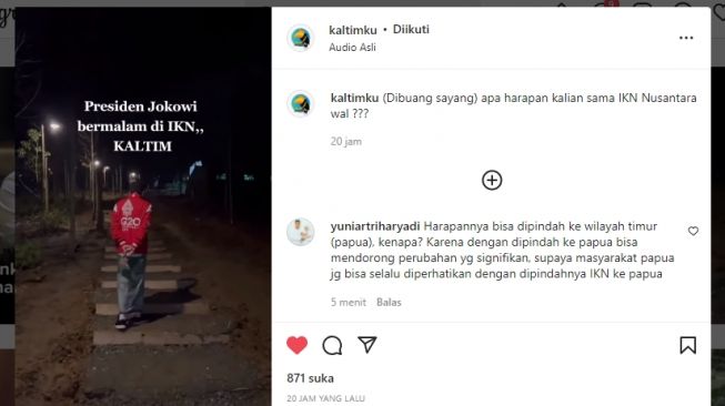 Dibuang Sayang, Viral Video Presiden Jokowi Berjalan Menunduk di Titik Nol IKN, Diiringi Lagu Tanah Airku