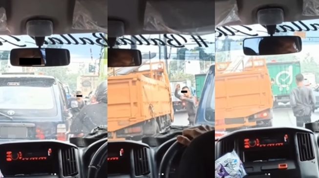 Salut! Viral Pria dengan Keterbatasan Fisik Semangat Buka Jalan untuk Ambulans, Langsung Banjir Doa