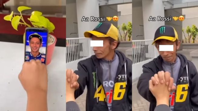 Ikut Tren Tiktok Gandeng Valentino Rossi, Warganet Dibikin Heran Sama Hasilnya: Cocok Jadi Maskot Mandalika