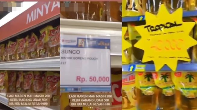 Minyak goreng kembali melimpah tapi harganya naik. (Instagram/@statusfakta)