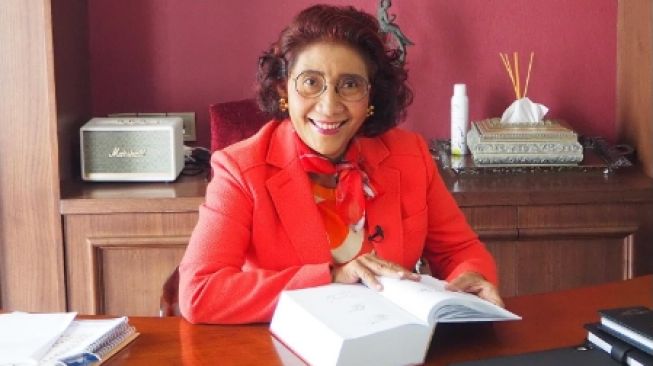 Susi Pudjiastuti (Twitter/@Susipudjiastuti)