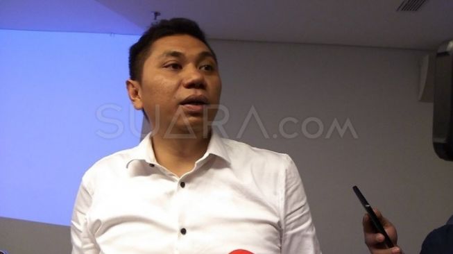 Politisi Partai Demokrat, Jansen Sitindaon. (Suara.com Ria Rizki)