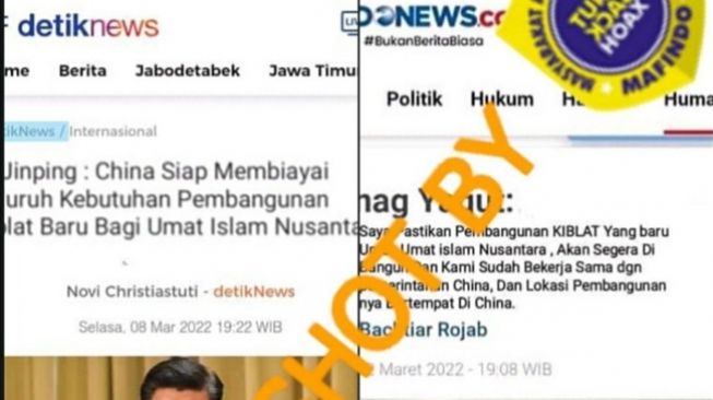 CEK FAKTA: Ramai Pemberitaan Presiden China Bakal Biayai Pembangunan Kiblat Baru Umat Islam Nusantara, Benarkah?