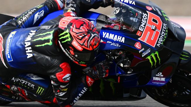 Pembalap MotoGP Quartararo Puji Cengkaraman Sirkuit Mandalika di Kondisi Basah