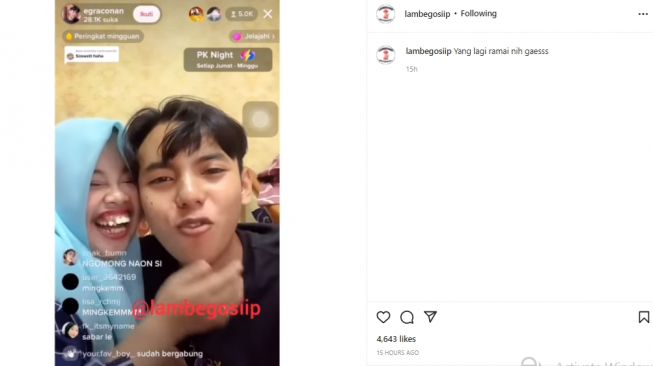 Kekeyi dan Egra Conan (instagram.com)