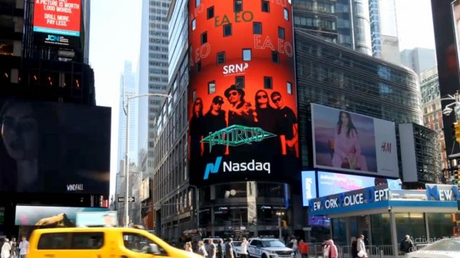 Lagu Baru Jamrud Mejeng di Nasdaq New York