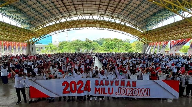 Relawan Jokowi Bandung Raya Deklarasi 2024 ikut Jokowi [Ist]