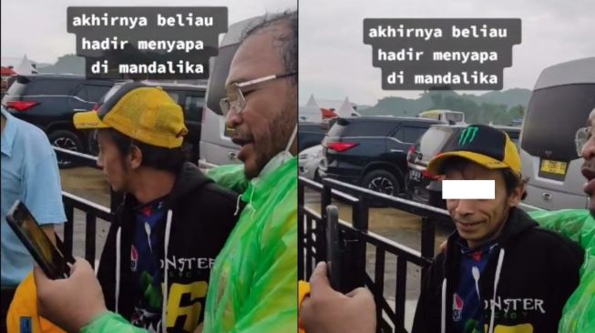 Sosok Mirip Valentino Rossi Muncul di Mandalika Sampai Ada yang Minta Foto Bareng, Warganet: Legend Hadir