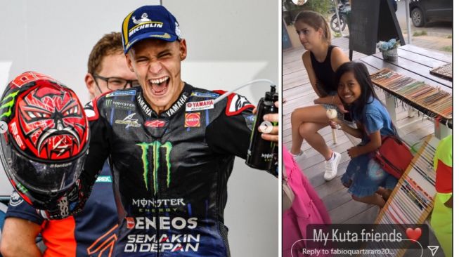 Viral Fabio Quartararo Traktir Bocil Mandalika Es Krim Usai Raih Podium di MotoGP Indonesia 2022, Jadi Pengen Nih!