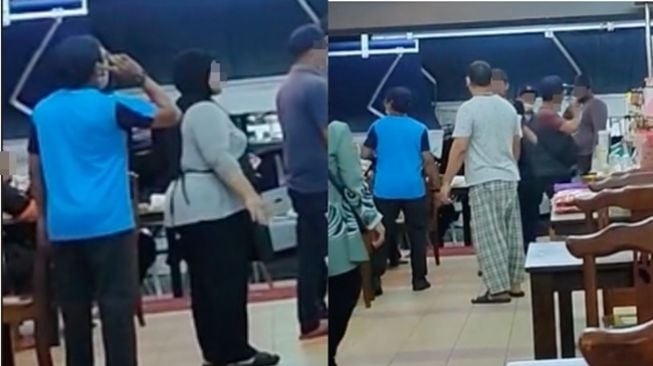 Bukan Ikut Panik, Pria Malah Lantunkan Azan saat Lihat Pengunjung Restoran Ngamuk Sampai Teriak Kesetanan