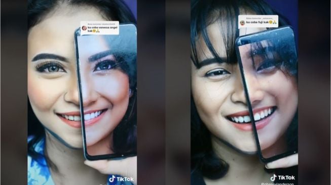 Viral Wanita Ini Berdandan Mirip Almarhumah Vanessa Angel dan Fuji, Hasilnya Mirip Banget