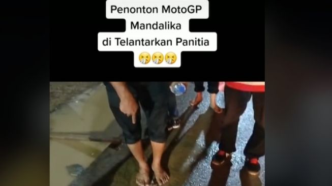 Penonton mengaku ditelantarkan oleh penyelenggara MotoGP Mandalika 2022 (TikTok)