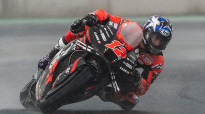 Maverick Vinales saat balap di MotoGP Mandalika 2022 (Instagram)