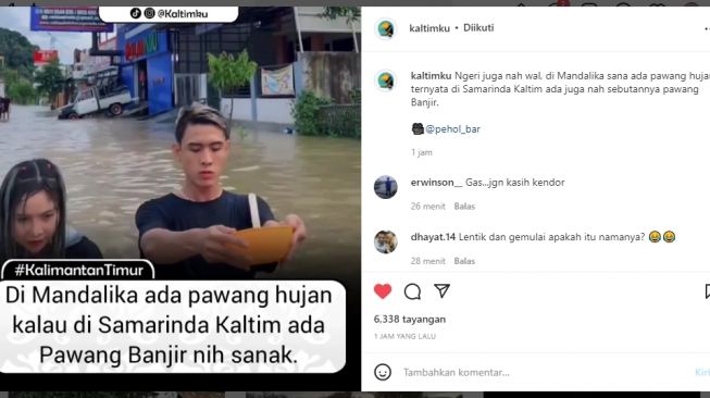 Lagi, Pawang Banjir Muncul di Samarinda, Bawa Mangkok Plastik Oranye dan Lilin di Atasnya: Lentik